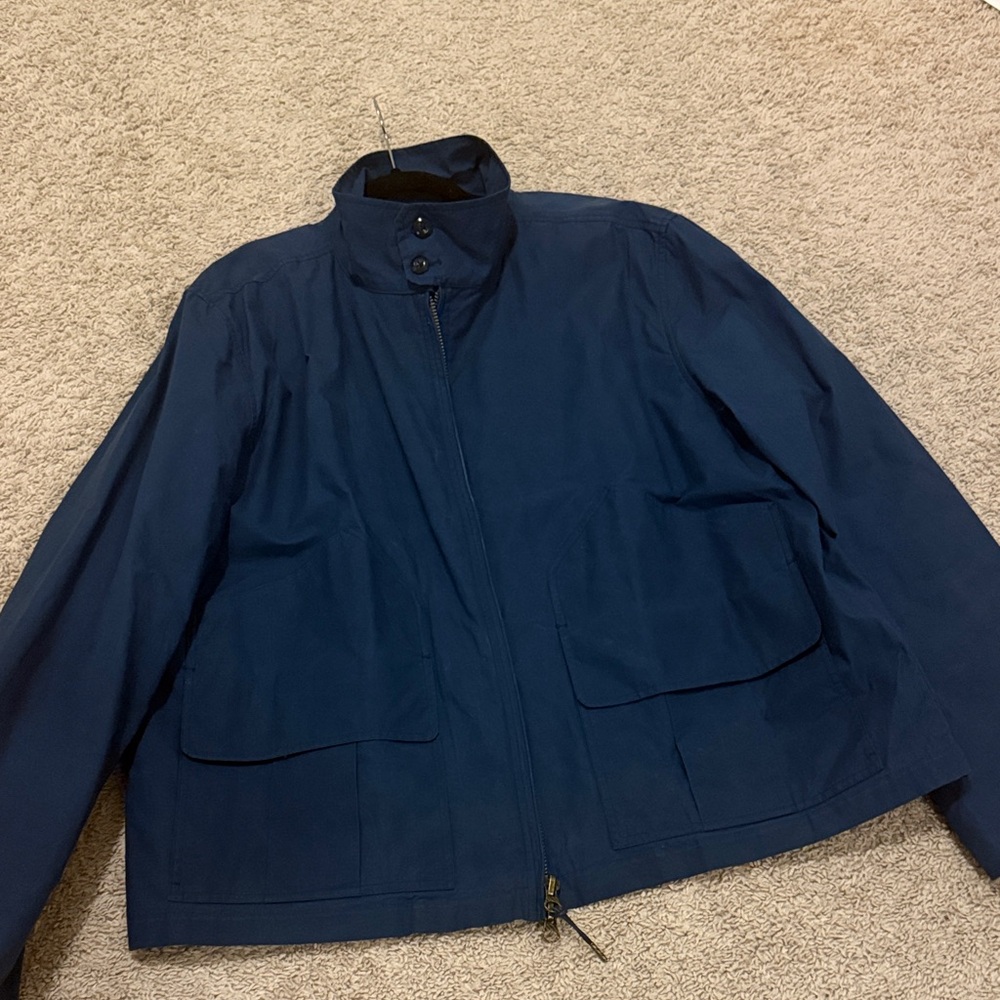 Billy Reid Deep Blue Lightweight Jacket